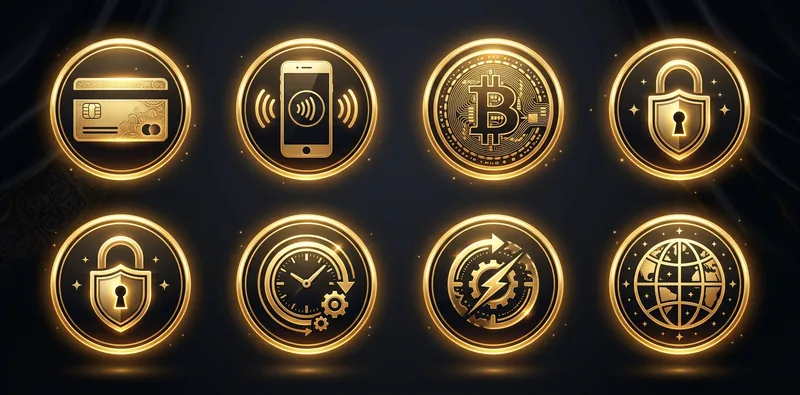 Zahlungsmethoden Infografik